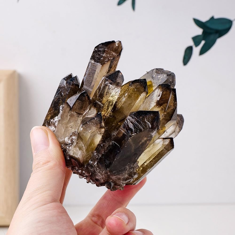 KJEBVHIRS Crystal Cluster geode Gemstone for Home Decoration Ornaments (Size : 400-500g)