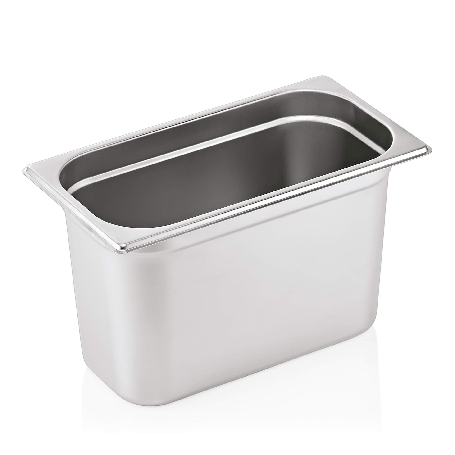 GN Behälter -GN1/3- Container Gastronorm Pans aus Edelstahl, ideal als Sous Vide Behälter, Kombidämpfer, Chafing Dish Einsatz