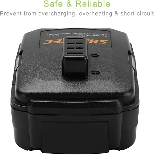 Miniatura 4 de Shentec Paquete de 2 baterías de 3.0Ah 12V compatibles con RYOBI CB120L CB121L BPL-1220 130503001 130503005, batería de litio de 12 V (no para