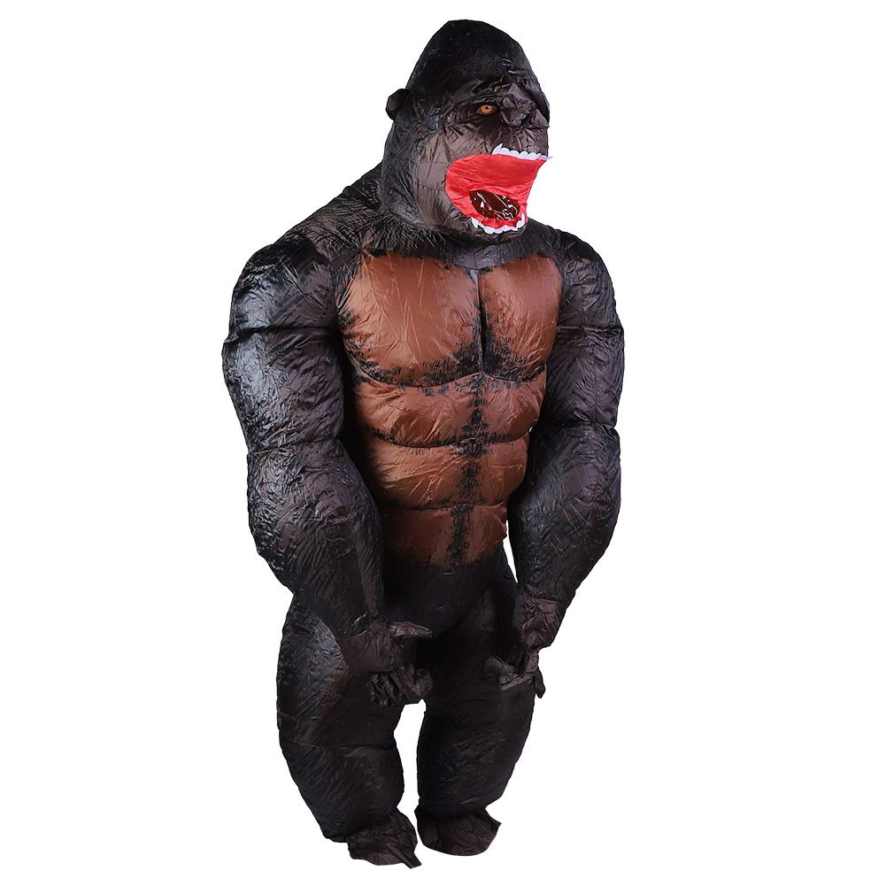 Zunate Costume di Halloween Gonfiabile con Aeratore |Tuta Gonfiabile in Poliestere 190T per Adulti e Bambini, Alimentata a Batteria 120-200 Cm per Festival, Feste, Zoo
