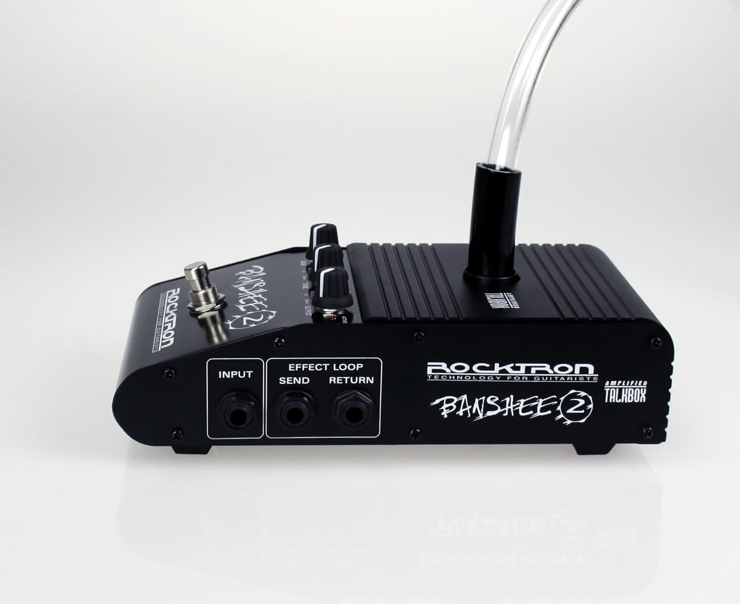 Rocktron Banshee 2 Talk Box Guitar Effects Pedal – Talkbox Effect with Built-In Amplifier, Tube Mouthpiece, Vintage Funk & Rock Voice Guitar Pedal, Talkbox Pedal for Electric Guitar, Bass & Keyboards