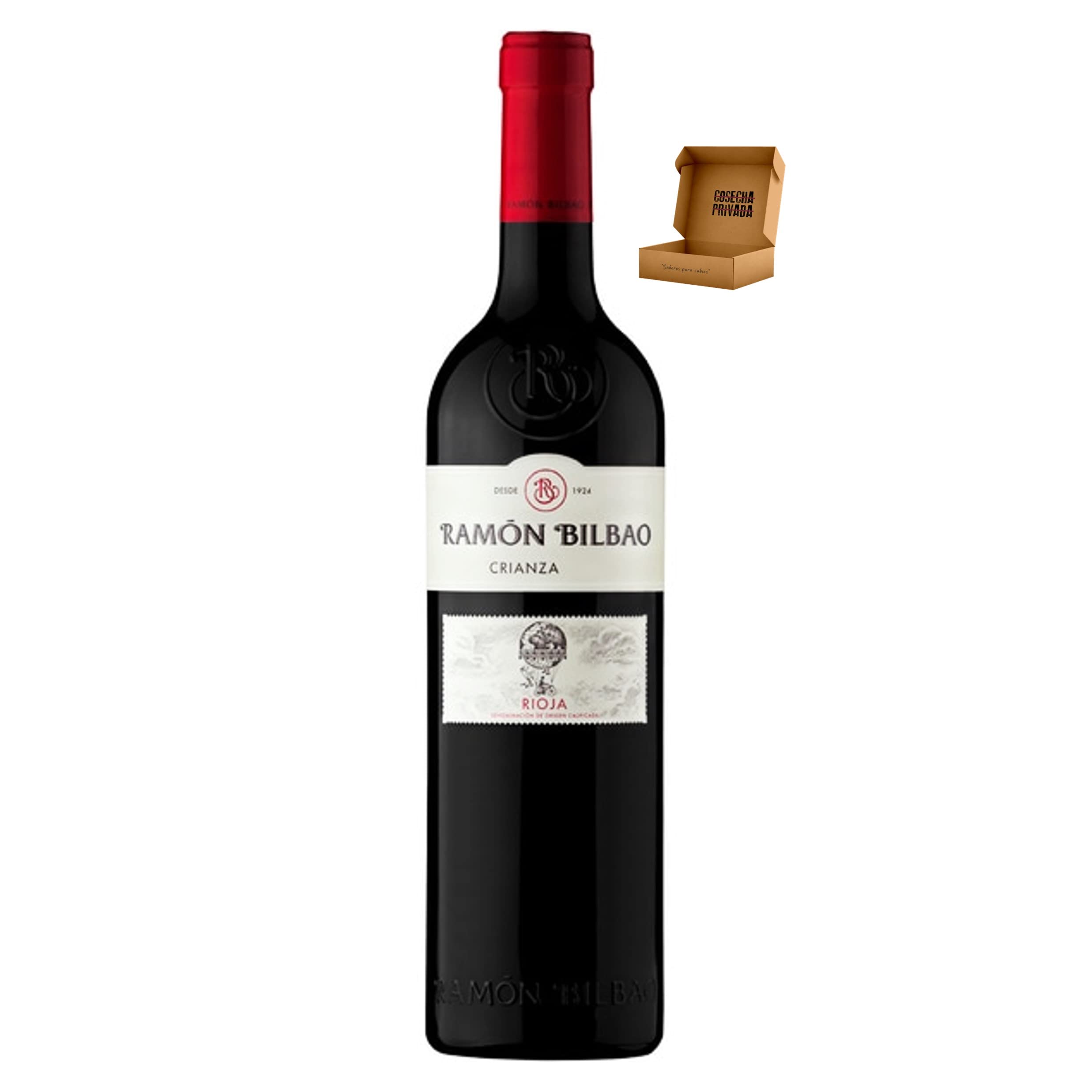 CAJA GOURMET | Cajas/Cestas de Navidad - Envío 24 H - Jamon, Salchichon, Chorizo, Queso, Vino - Lotes de Regalo - Cosecha Privada (1)