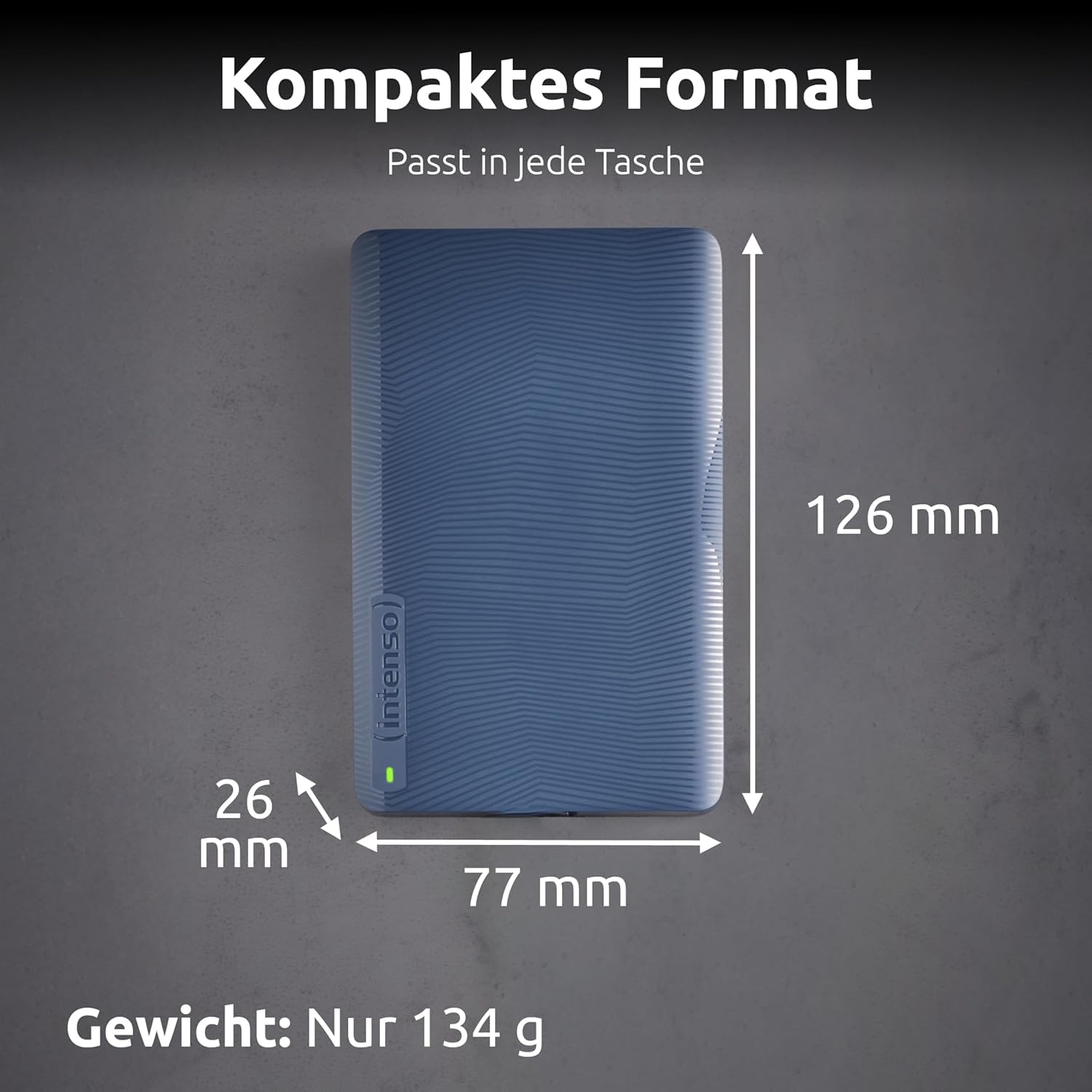 Intenso Memory Safe - Hard disk esterno portatile, 2,5", USB 3.2 Gen 1, per PC e Mac, incluso Ashampoo Backup Pro