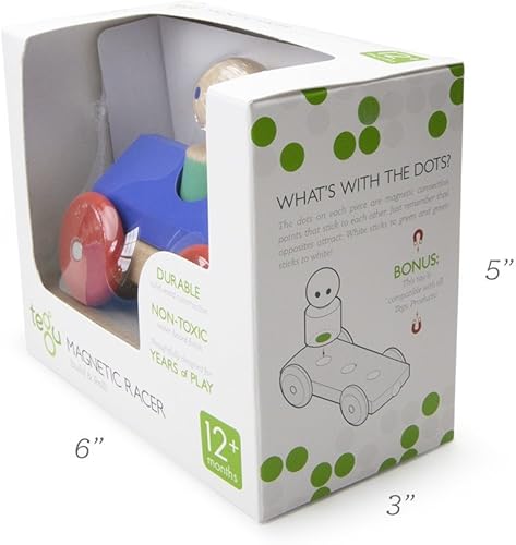 Miniatura 5 de Tegu magnético Racer- Racer bloques de construcción Poppy