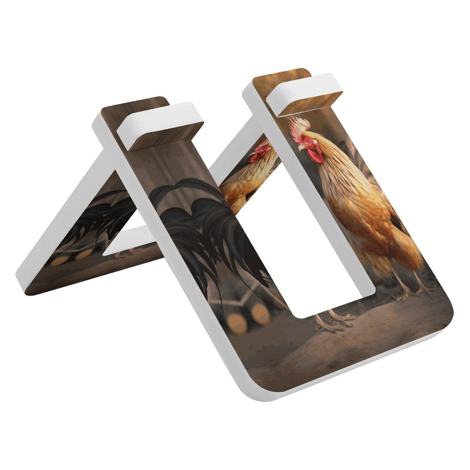 MUSM PVC Rooster And Chicken Bike Stand Detachable Bicycle Display Stand Foldable Bikes Storage Organizer for Outdoor Portable Bicycle Holder Stand for Home Garage Storage