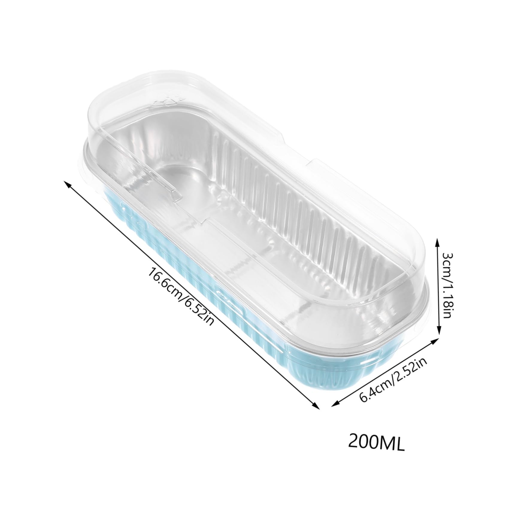 INOOMP 25pcs Mini Loaf Pans with Lids Aluminum Foil Baking Cups Cake Containers for Easy Baking Food Storage Bbq Picnic and Parties Capacity