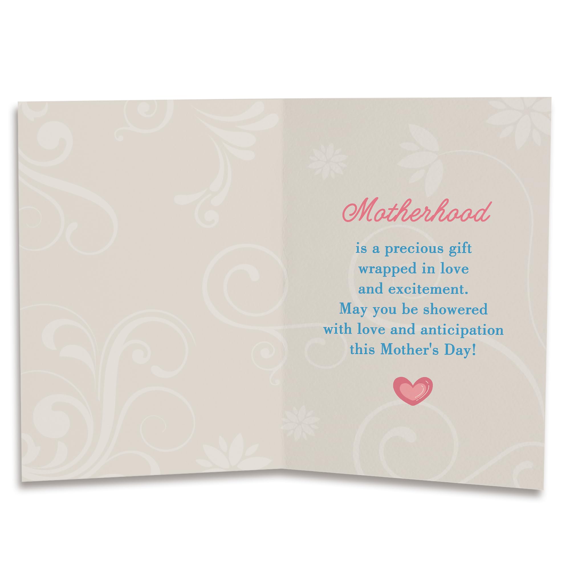 Mommy To Be Mother's Day Card, Pregnant Mom Mothers Gifts, First Mothers Day Cards for Wife, Pregnancy Announcement Card, New Mom Gifts
