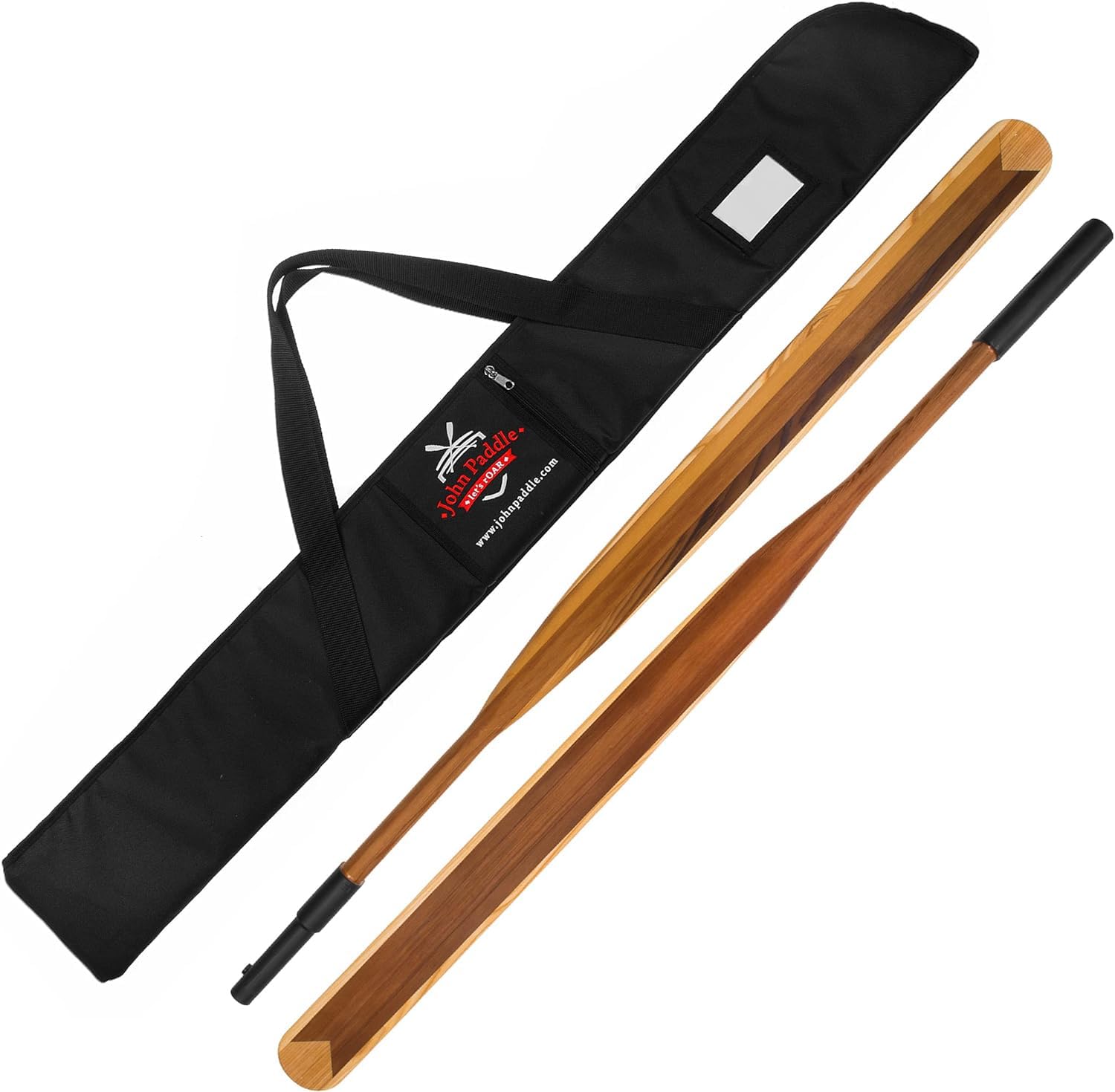Wiosło Grenlandii 2-tailig ESKIMO Split 215/220/225/230 cm + torba na wiosło do kajaku morskiego bardzo lekka ok. 850-930 g z cedru i jesionu - tradycyjne wiosło Grenlandii z podziałką