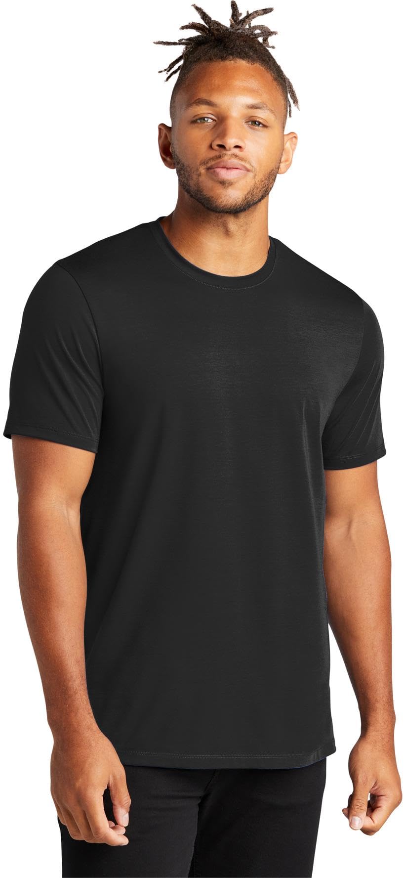 Mercer+Mettle Unisex Stretch Jersey Crew | Soft & Lightweight T-Shirt for Men & Women, Casual Work Tee for Everyday Wear