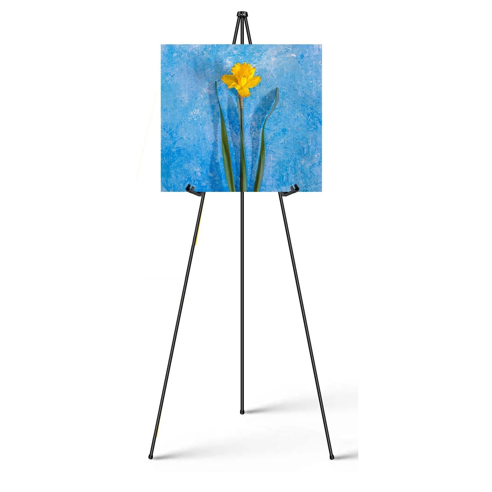 Caballete De Arte Caballete de exhibición for Pintura, Caballete de Artista Plegable de 160cm de pie, fácil de Plegar, for Bodas, Pintura, exhibición para Pintar