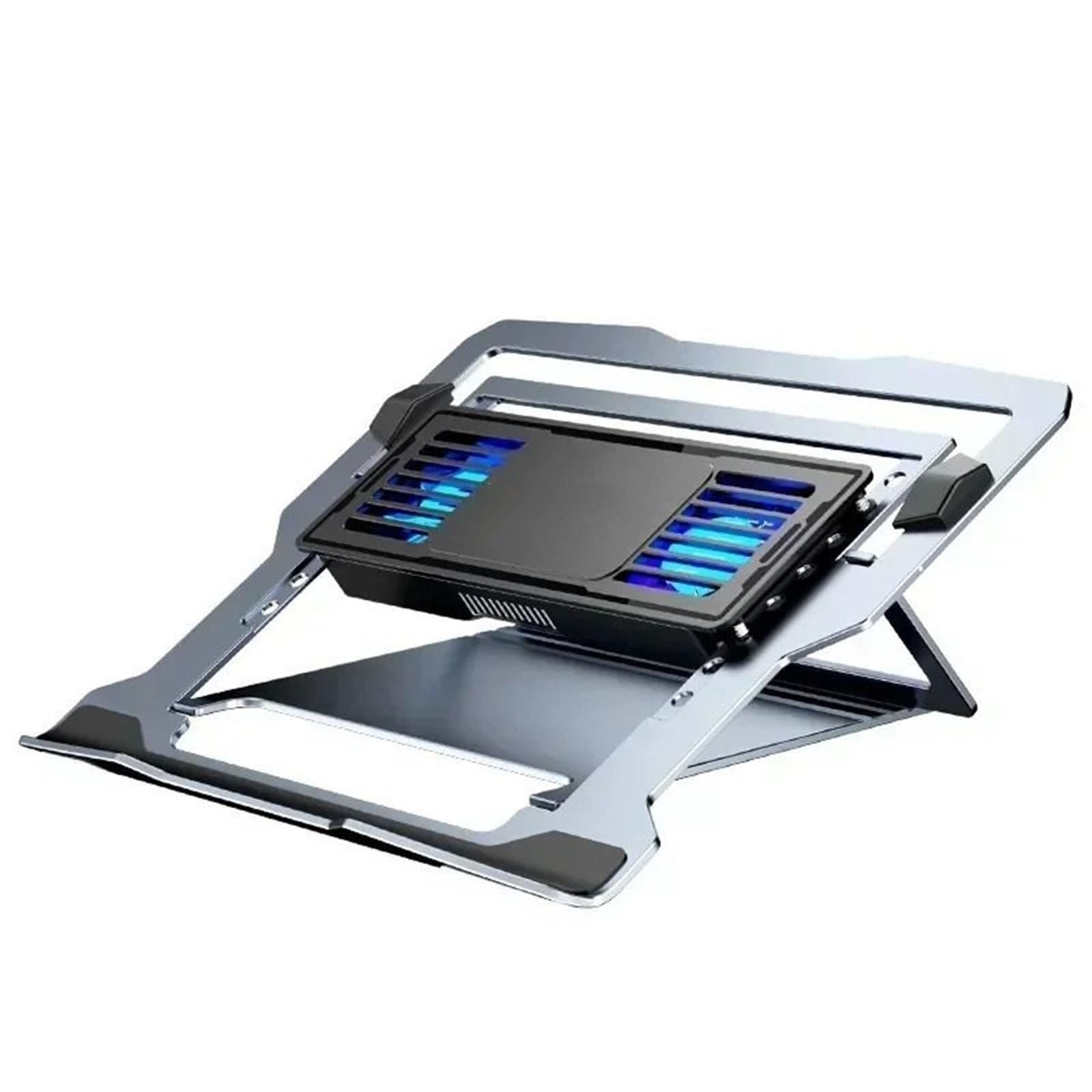 Laptop Cooler podstawka pod laptopa Podkładka chłodząca do notebooka wspornik ze stopu aluminium półprzewodnikowy chłodzenie Mutil regulowany kąt podstawka chłodząca do laptopa/tabletu