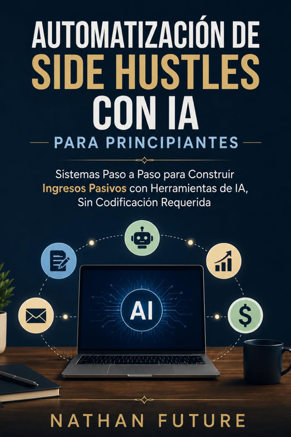 Automatización de proyectos secundarios con IA para principiantes: Sistemas paso a paso para generar ingresos pasivos con herramientas de IA, sin necesidad de programar.