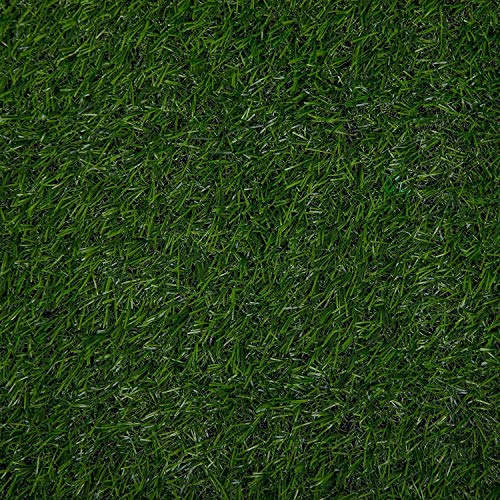 Image of 45mm 2x4 feet Artificial Green Grass Carpet Roll - High Density Synthetic Turf for Garden, Balcony, Lawn & Outdoor Landscaping