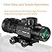 ACEXIER 4X32 Rifle Scope Hunting Optical Sight Tactical Rifle Scope Green Red Dot Light Rifle Cross Spotting Scope for Rifle Hunting
