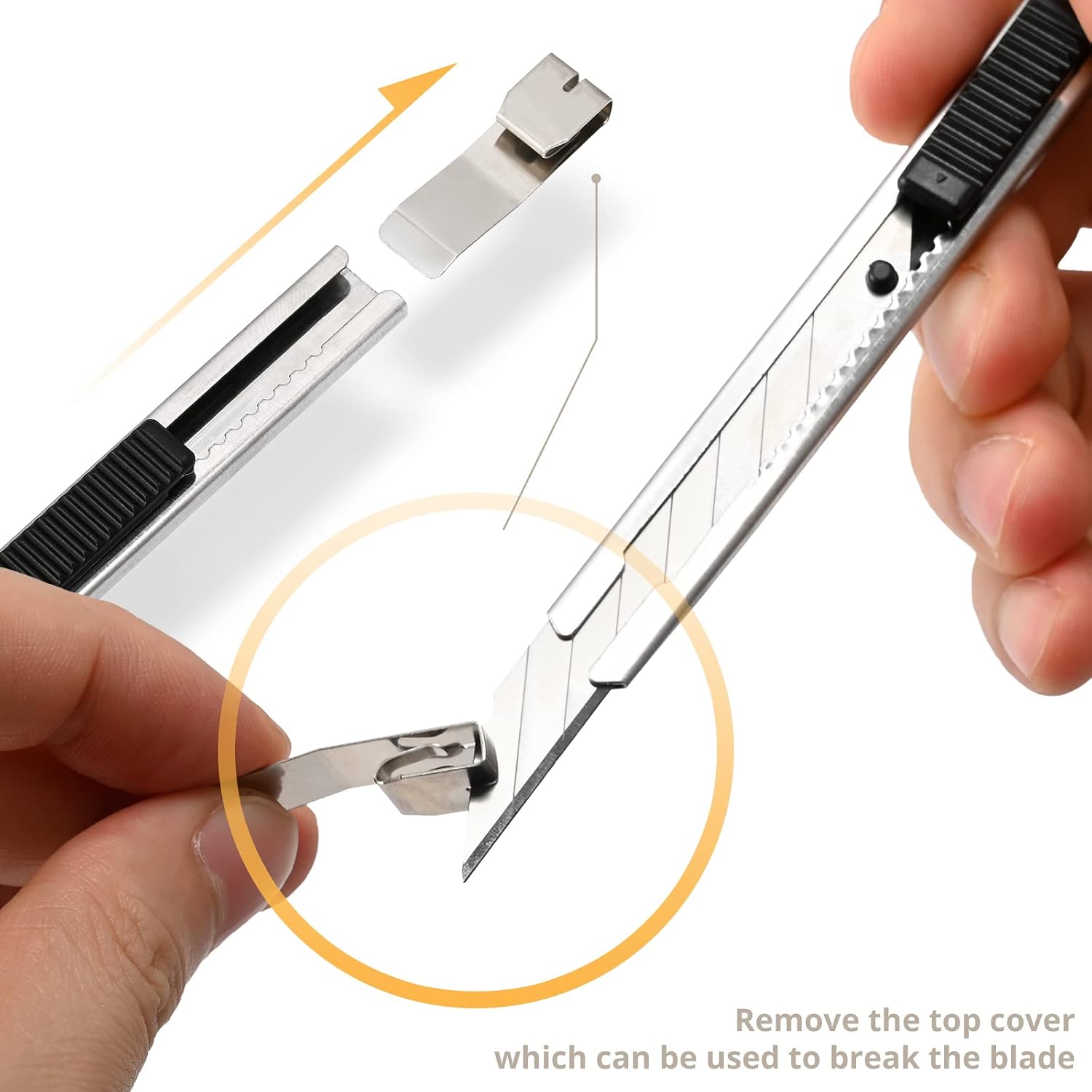 Top Rated EHDIS Utility Knife Paper Cutter Retractable Box Cutter Vinyl Craft Cutter Knife with Extra 10PCS Snap-off Blades 30 Degree Art Knives for Cutting Box Paper Cardboard Graphics Vinyl Film