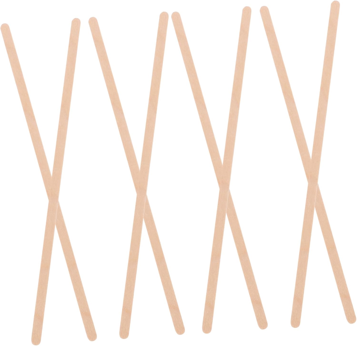 600pcs Wooden Coffee Stirrers Disposable Mixing Sticks for Drinks Coffee Mixer Rods for Iced and Cocktails Safe and Lightweight