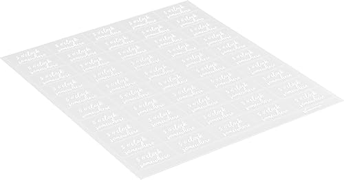 Miniatura 2 de Restaurantware Label Tek - Etiquetas para botellas de jugo en algún lugar de 1.9 x 1 pulgadas, 100 etiquetas autoadhesivas para botellas,