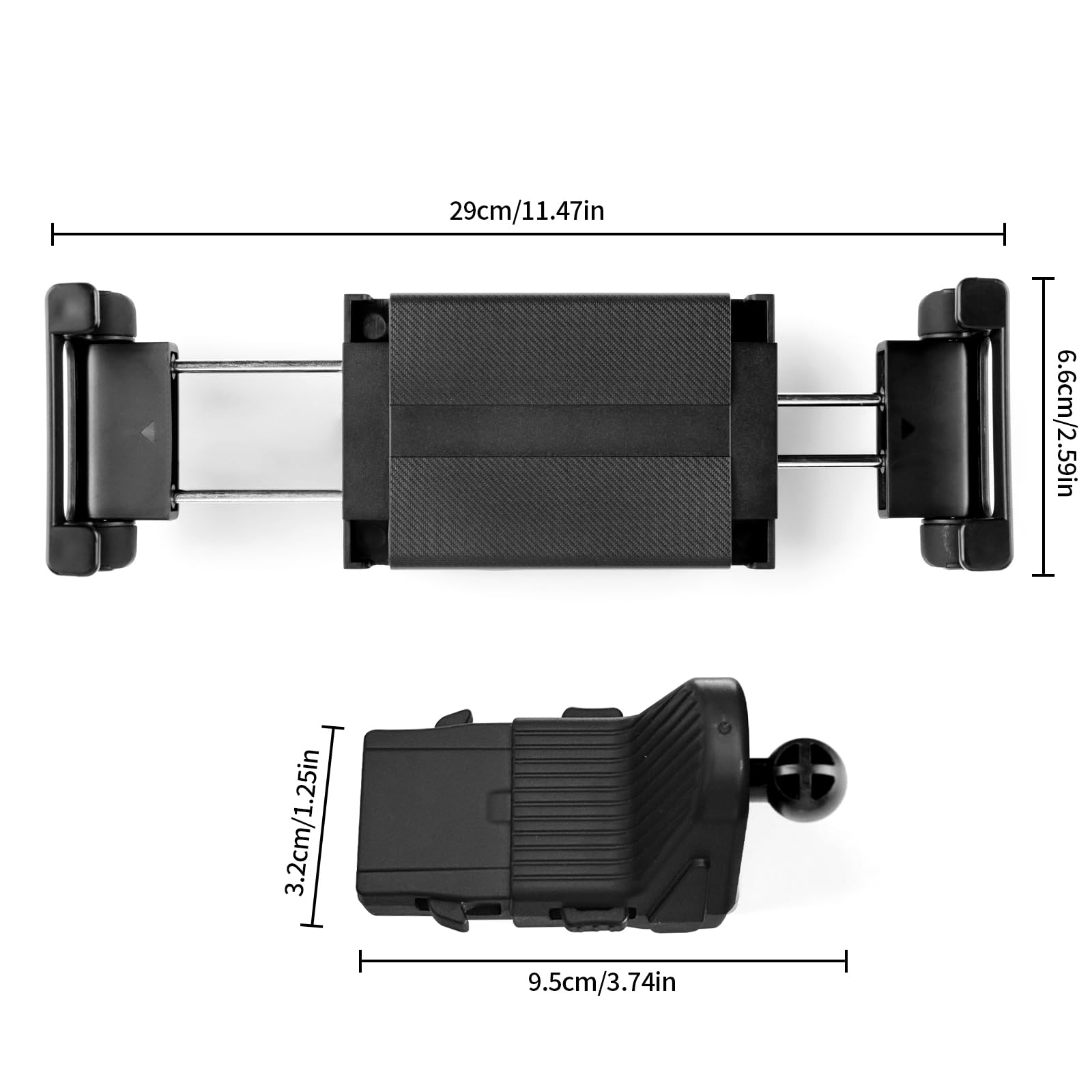 Support de tablette de voiture pour accessoires X3 X5 X6 I20 G05 G06 G45 G60 G61 G70, rotatif à 360 °, pour voiture, support de téléphone portable pour tablette réglable à 360 °