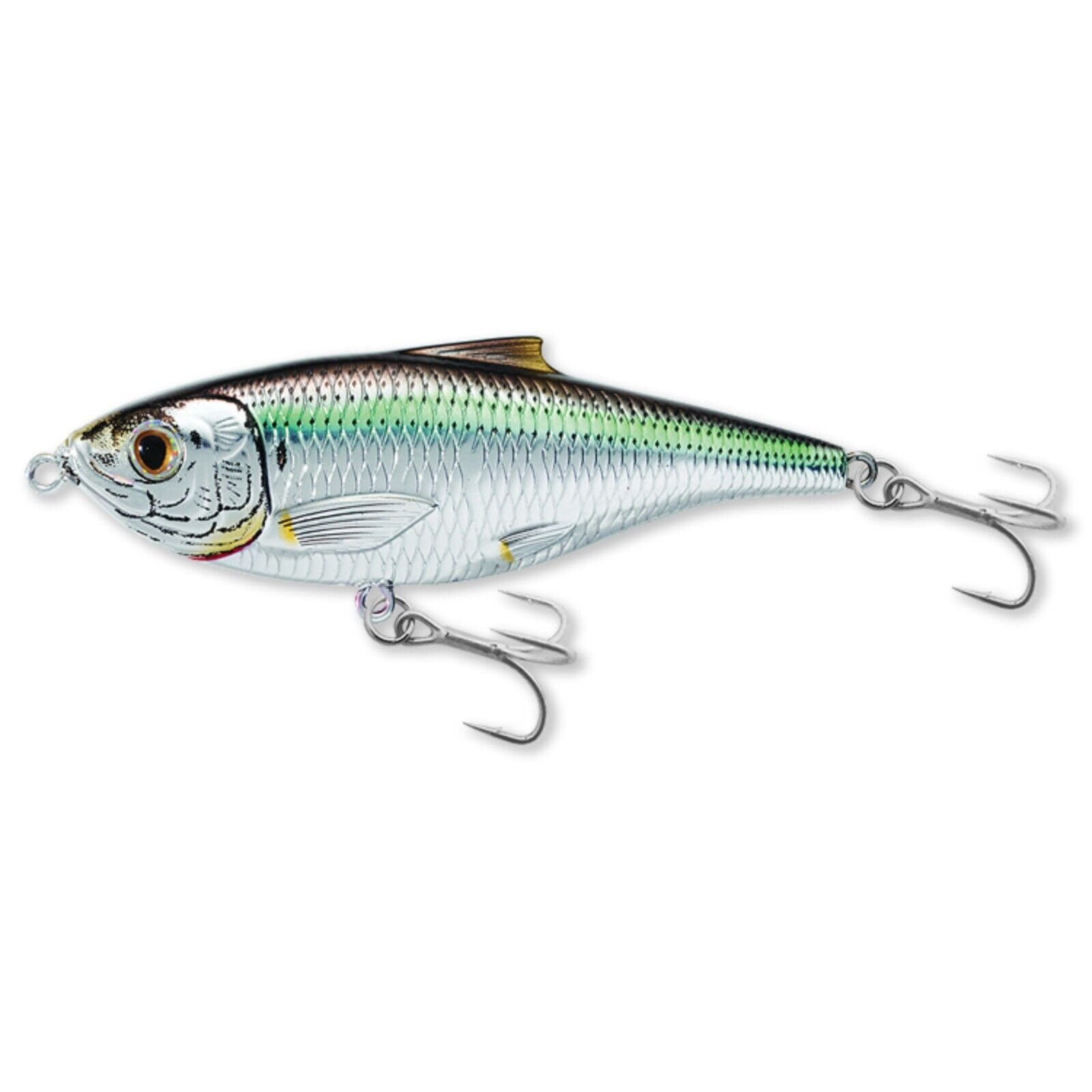 Live Scaled Sardine Pilchard Twitchbait 11/16oz - Natural Metallic Ss Fishing Lures Lifelike Sinking Plastic Soft Tackles Fishing Gear Angling Equipment Rigs Supplies Tackle Essentials