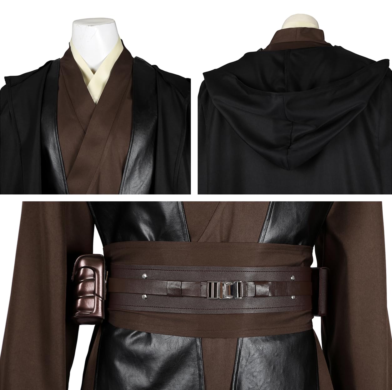 Hasbro Costume Star Wars Anakin Skywalker Per Bambino | 4 Pezzi: Tunica, Pantaloni, Maschera E Cintura | Abito Ufficiale Da Jedi