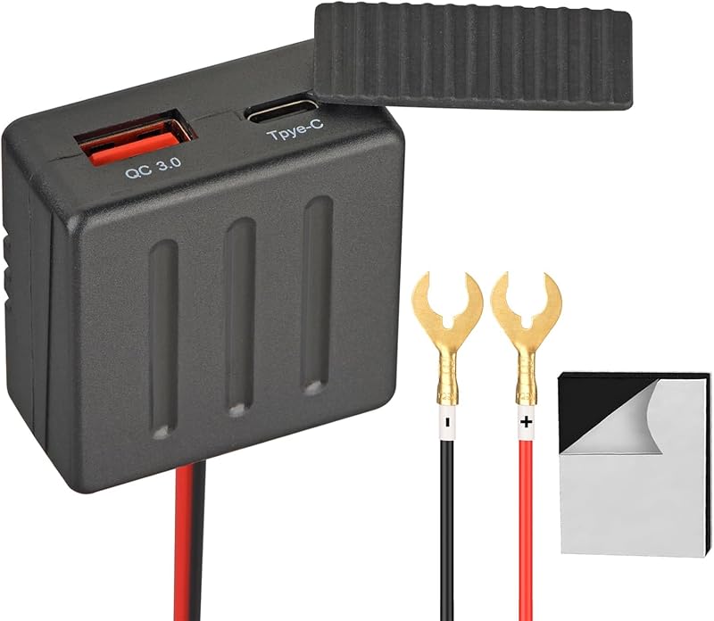 Adaptador de Energia Automotivo Jtron com 2 Portas USB-C e USB-A, PD 3.0 e QC 3.0, 60 W, 12 V/24 V – 1 unidade