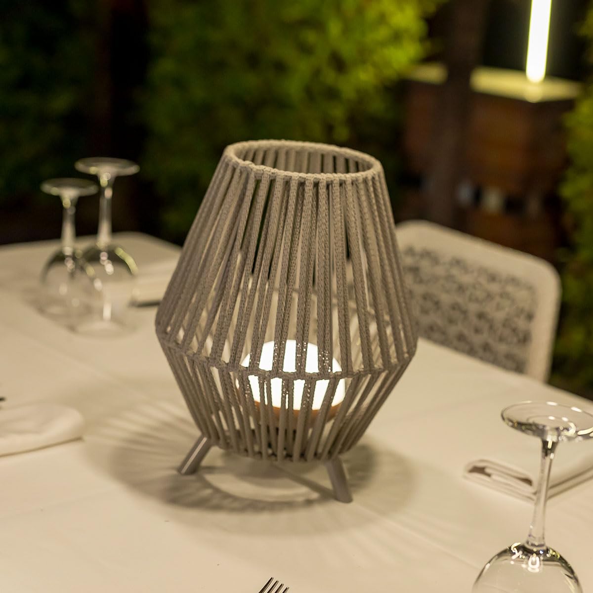 New Garden CONTA 30-Lampe à poser d'extérieur H32.5cm taupe