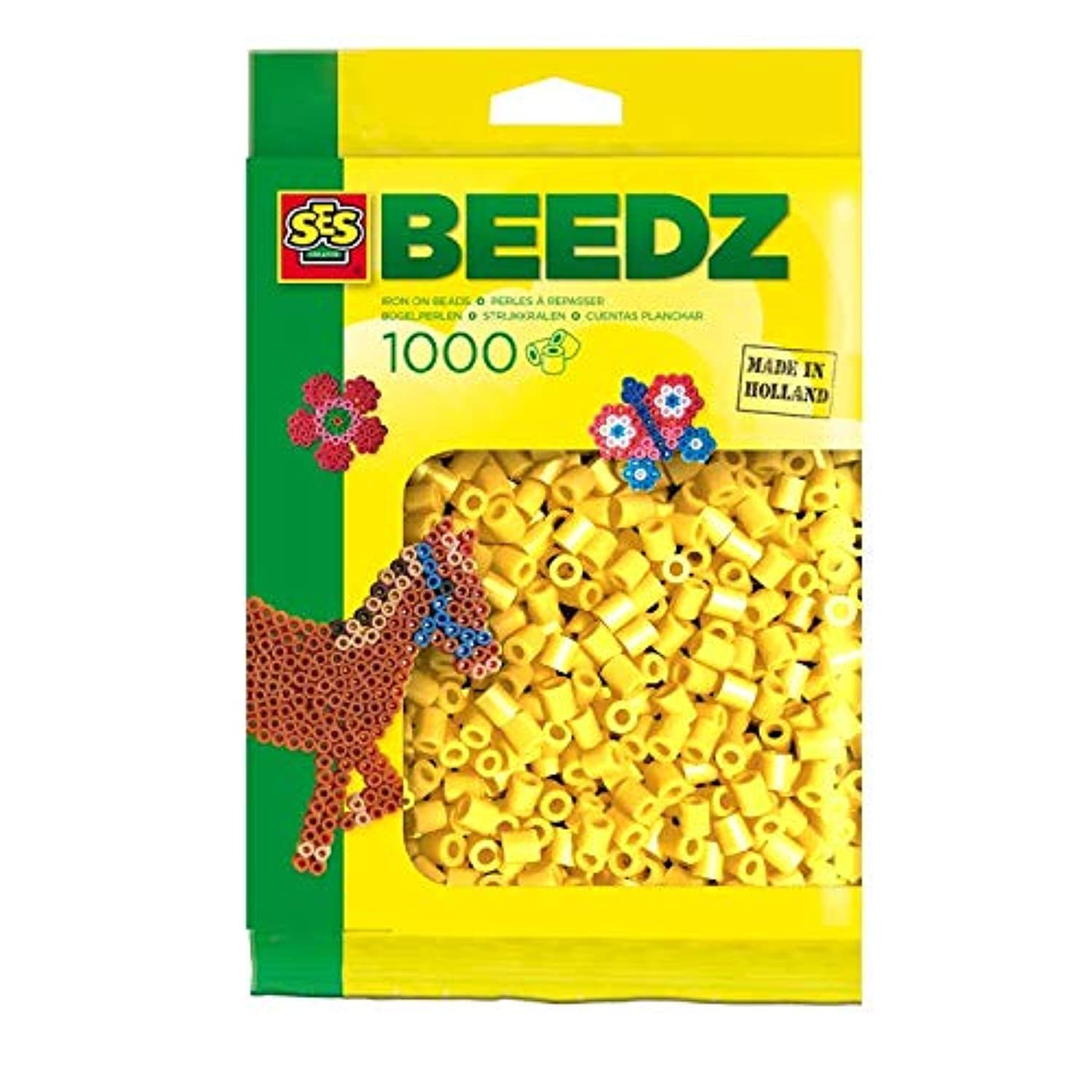 SES Creative Iron on beads 1000 yellow