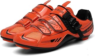 Cycling Shoes for Mens Womens Road Bikes MTB Shoes Compatible with Look SPD SPD-SL Delta Cleats, Compatible with Peloton Bike Shoes Unisex Cycling Shoes Indoor/Outdoor