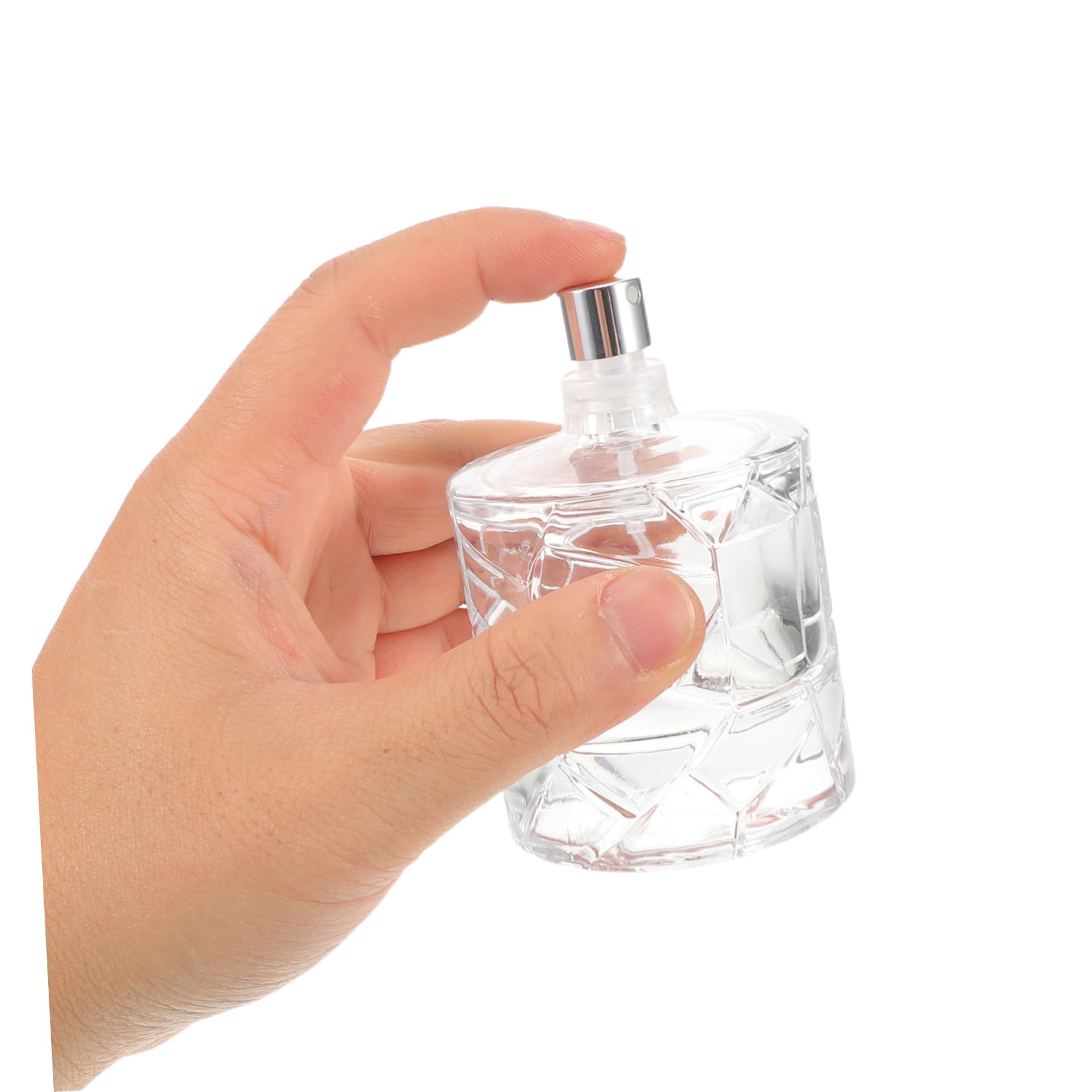 GALPADA 3 Stück Leere Parfümflaschen aus Glas, 50ml, Wiederbefüllbar