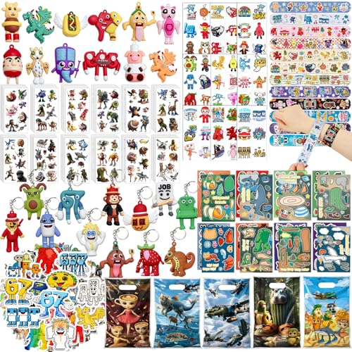 480 PCS Brainrot Themed Bundle Brainrot Theme Decorations Set