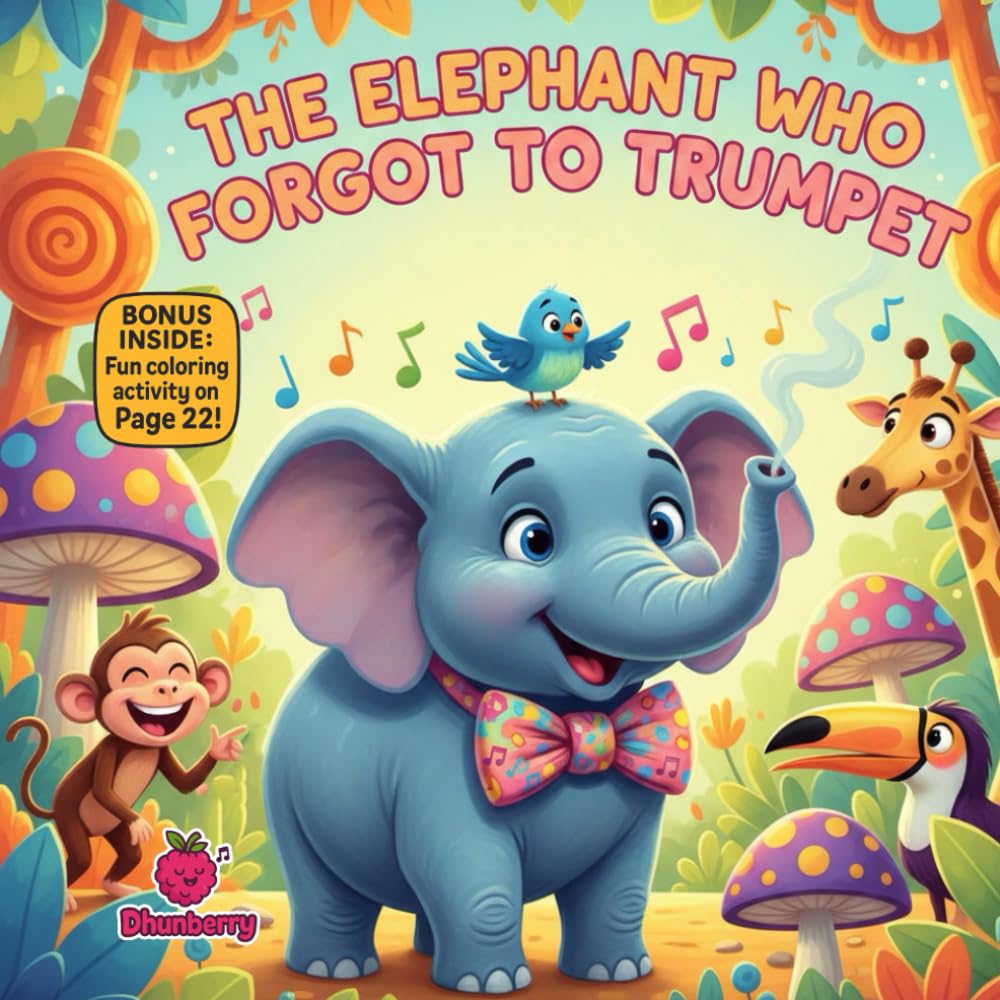 The Elephant Who Forgot to Trumpet: A Playful Rhyming Picture Book About Confidence, Patience, and Finding Your Voice (The Gentle Giants)