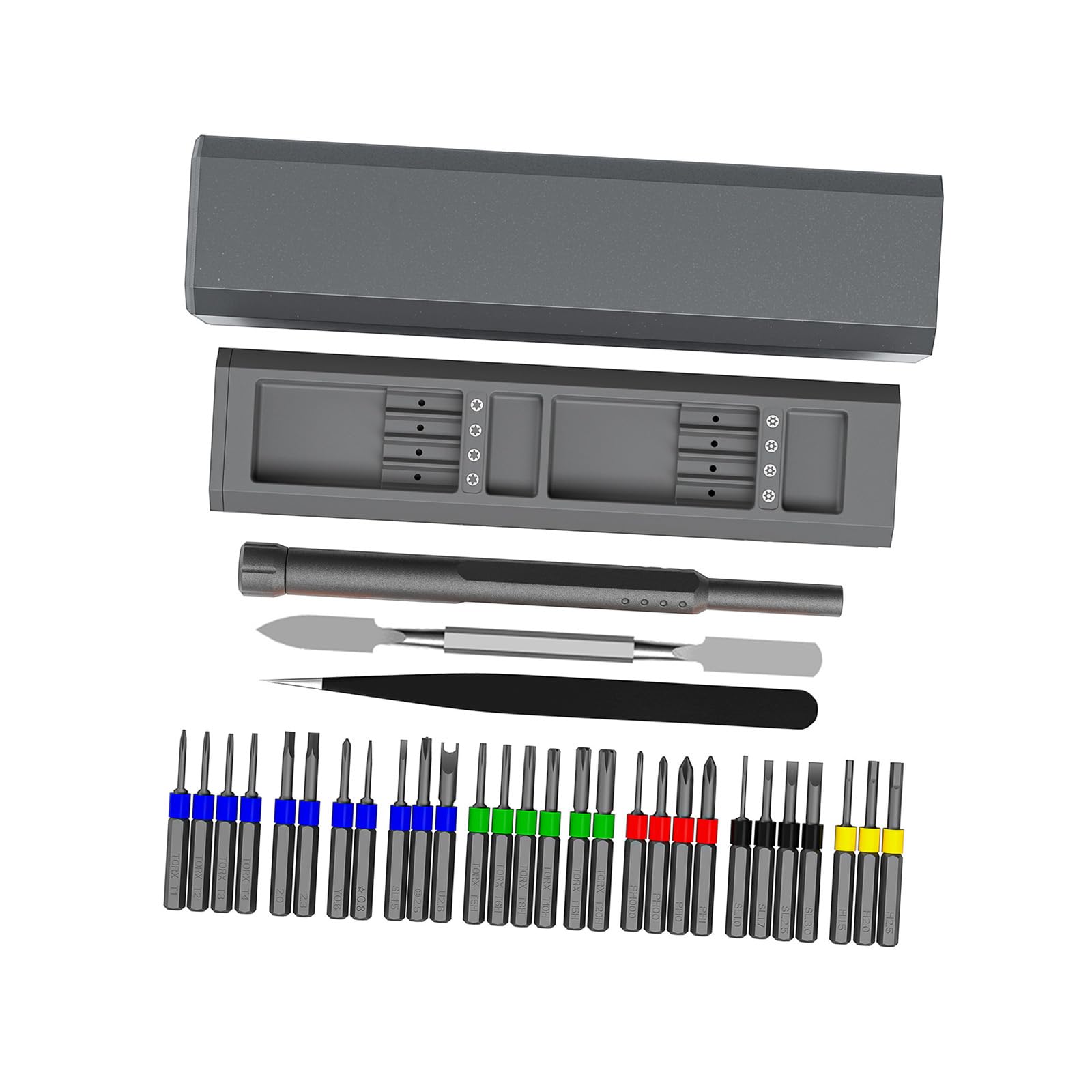 Pffiocix Exquisite 31 In 1 Electronic Maintenance Disassembly Set Multifunctional Screwdriver For Various Gadgets Repair Needs