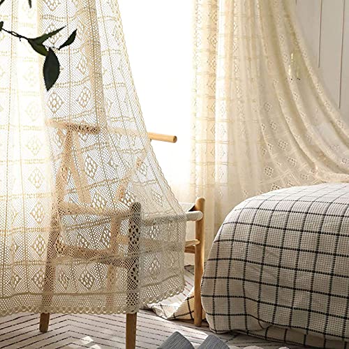 Rideaux rustique pour salon ferme réglant la luminosité sans assombrir - 8