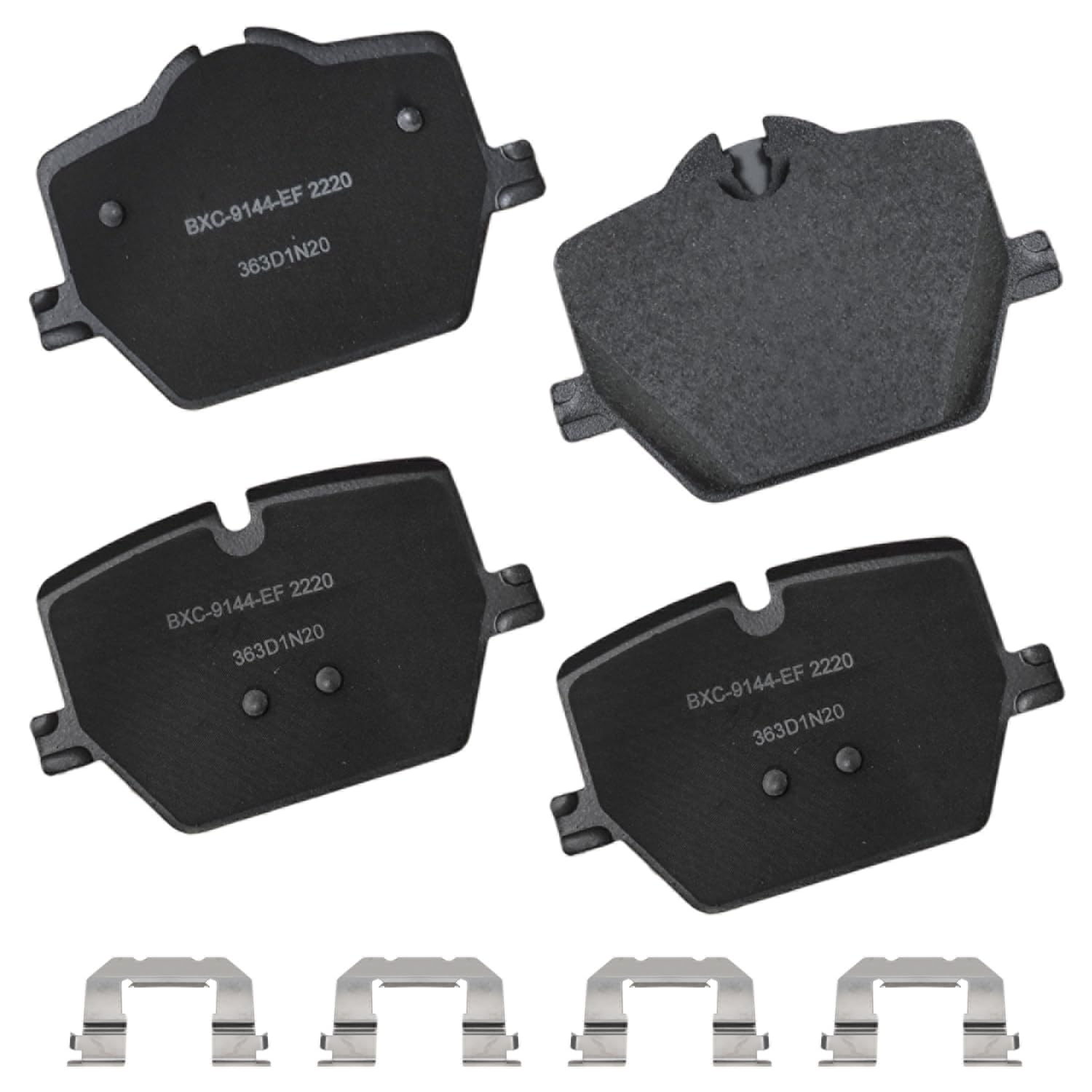 Bendix Premium SBC2220 Ceramic Rear Brake Pads for Select Models BMW 230i,330e,330i,430i,i4,M240i,M340i,M440i,M440i,xDrive,Gran Coupe,Z4,Toyota GR Supra