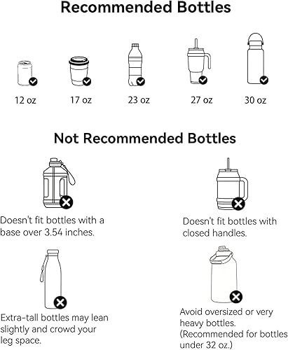 Miniatura 2 de Paquete de 2 portavasos con clip para la puerta del automóvil, organizador de asiento automotriz para bebidas extra, soporte para café, cuero