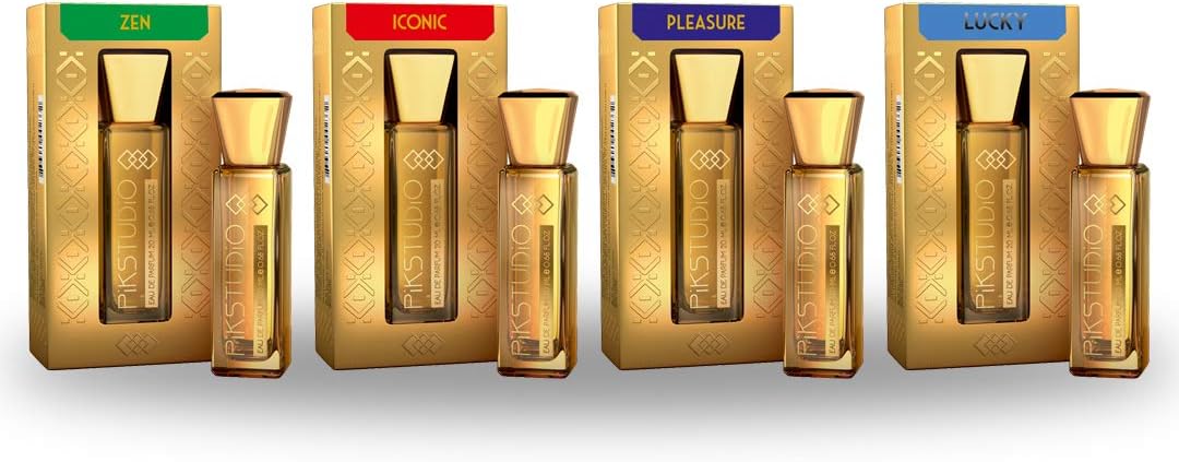 PiKSTUDiO 20 ML FOUR PACK OFFER Zen, Iconic, Pleasure & Lucky Eau De Parfum