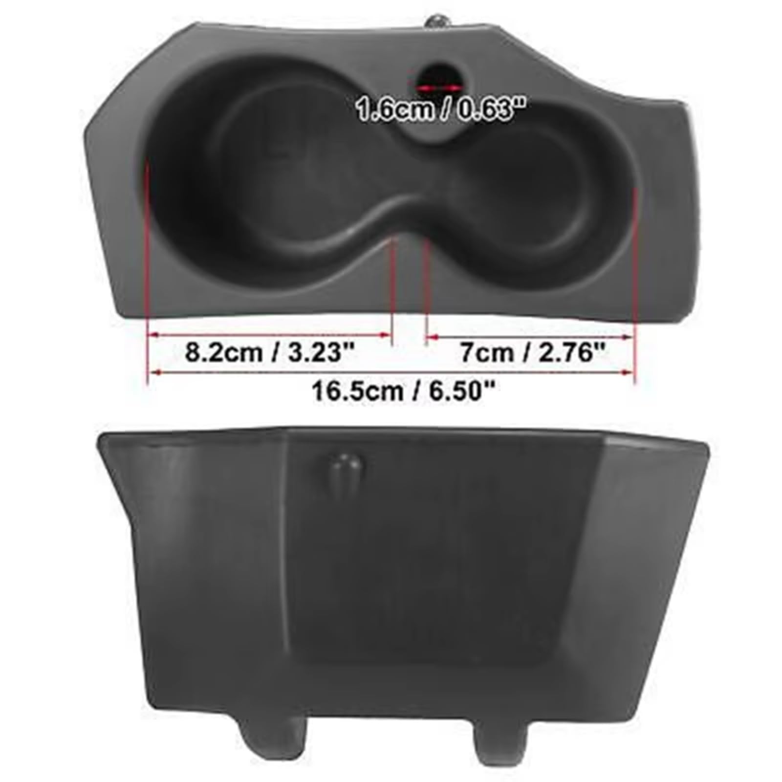 Auto Innenraum Zubehör Compatibile Con Dodge Per Ram 3500 4500 5500 2009-2020 2 Pezzi Portabicchieri Per Auto Portabevande Interni Di Ricambio 5NN24XXXAA