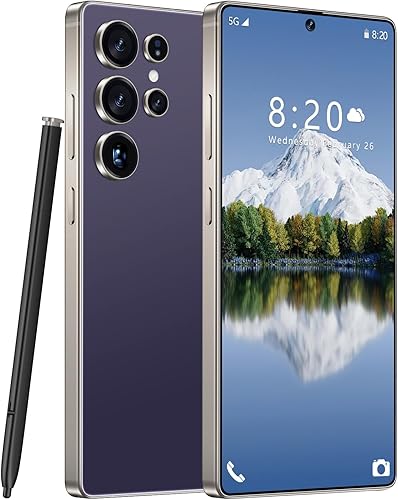 MMY Teléfono celular I25 Ultra desbloqueado, bolígrafo integrado, pantalla HD de 6.99 pulgadas, 16 + 512 GB, teléfonos desbloqueados, Android 14