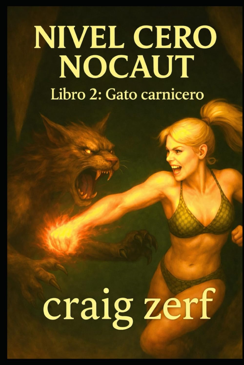 NIVEL CERO NOCAUT - Libro 2: Gato carnicero: Un juego de rol de mazmorras LitRPG con una heroína de nivel cero, superpoderosa y que lo golpea todo.