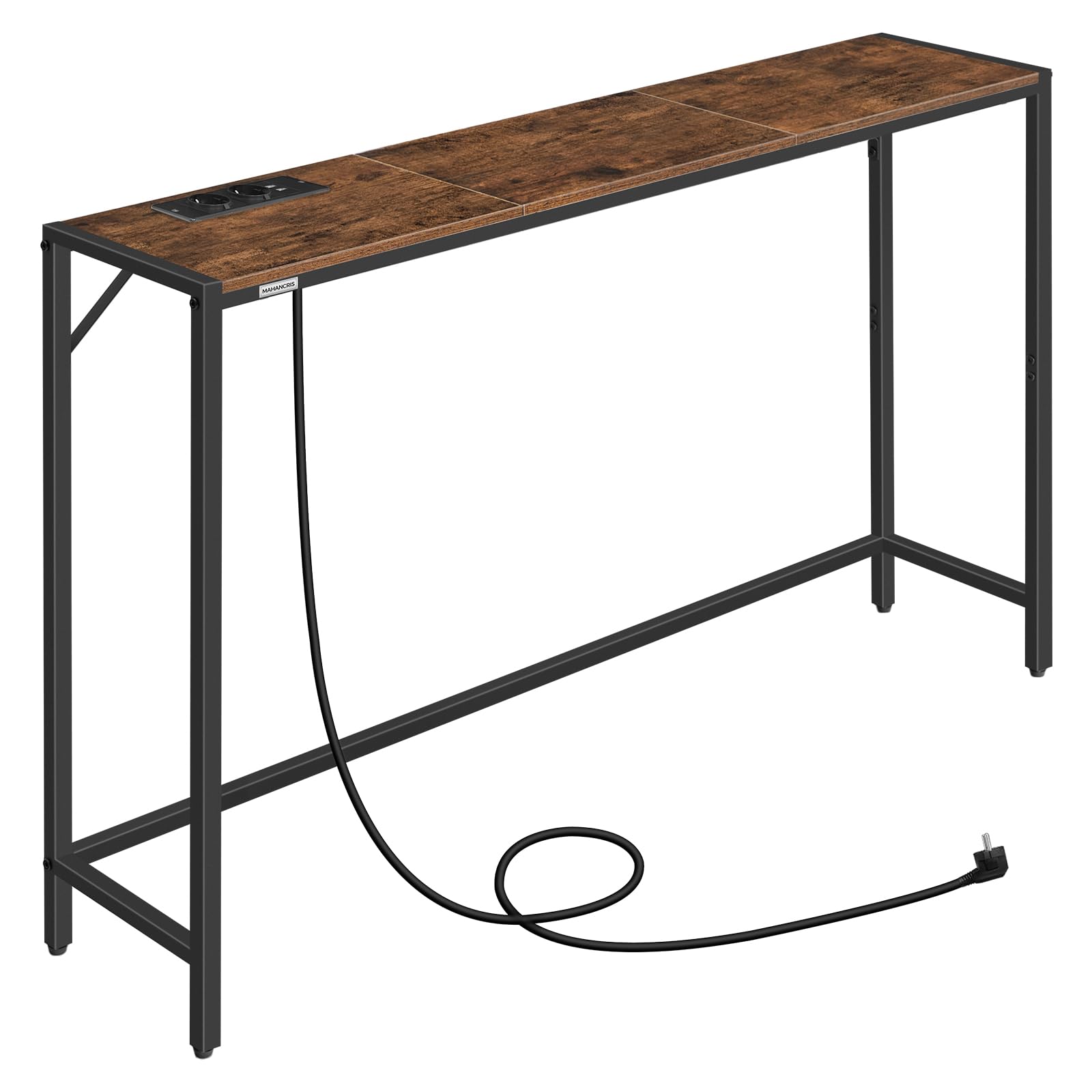 Smalle 4-laags Consoletafel - Glazen Planken & Metalen Frame, 100 cm Smalle 4-laags Consoletafel - Glazen Planken & Metalen Frame, 100 cm