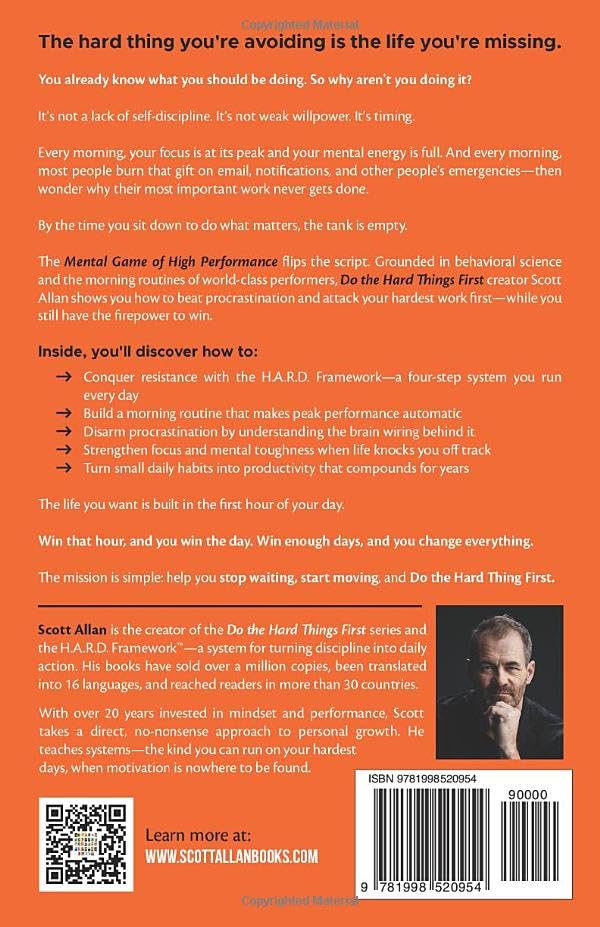 Do the Hard Things First: The Mental Game of High Performance: Build Unshakable Focus, Discipline, and Daily Execution image 3