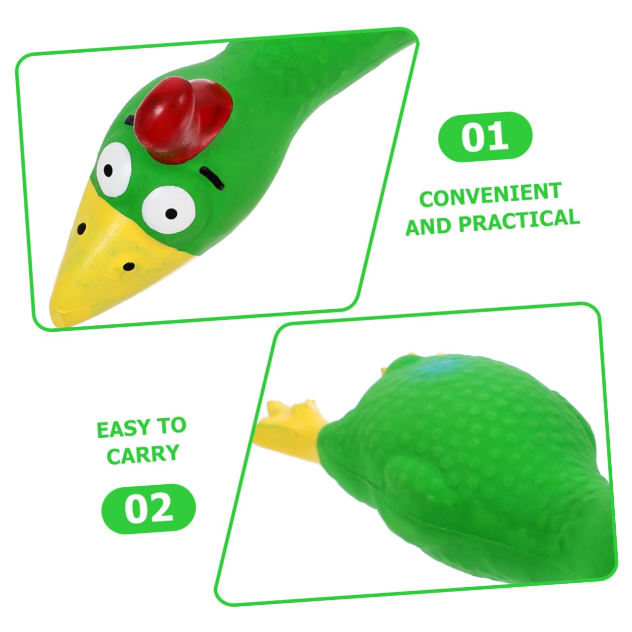 Mipcase Lot De 5 Jouets Interactifs À Mordre pour Animaux De Compagnie Jouets Couineurs pour Chiens Jouets De Dentition en Latex pour Chiots Jouets Sûrs Et Doux pour Chiens 2 Pièces X 5