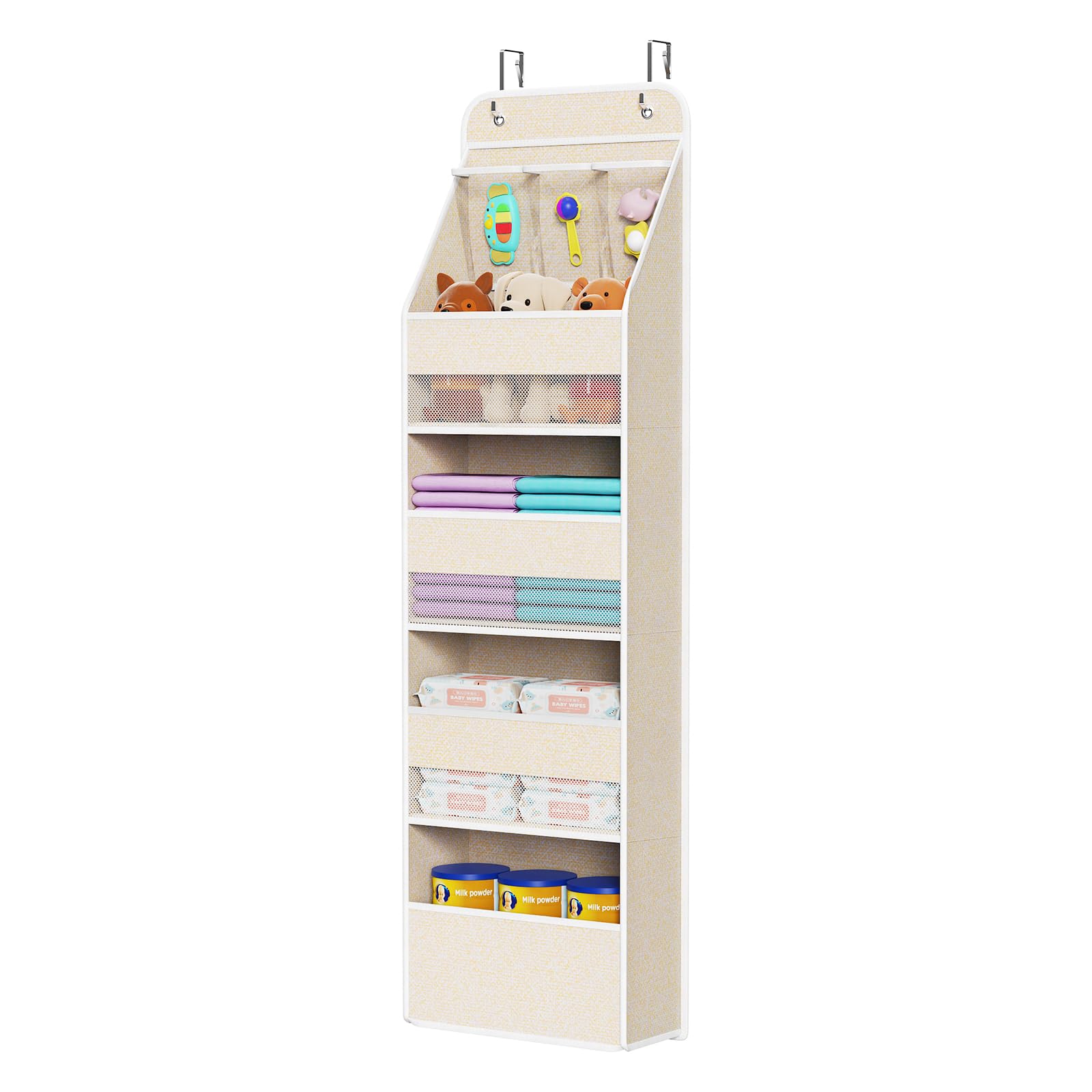 Rangement mural en tissu pour optimiser les petits espaces