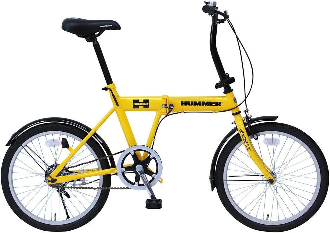 hummer 自転車 折畳 白