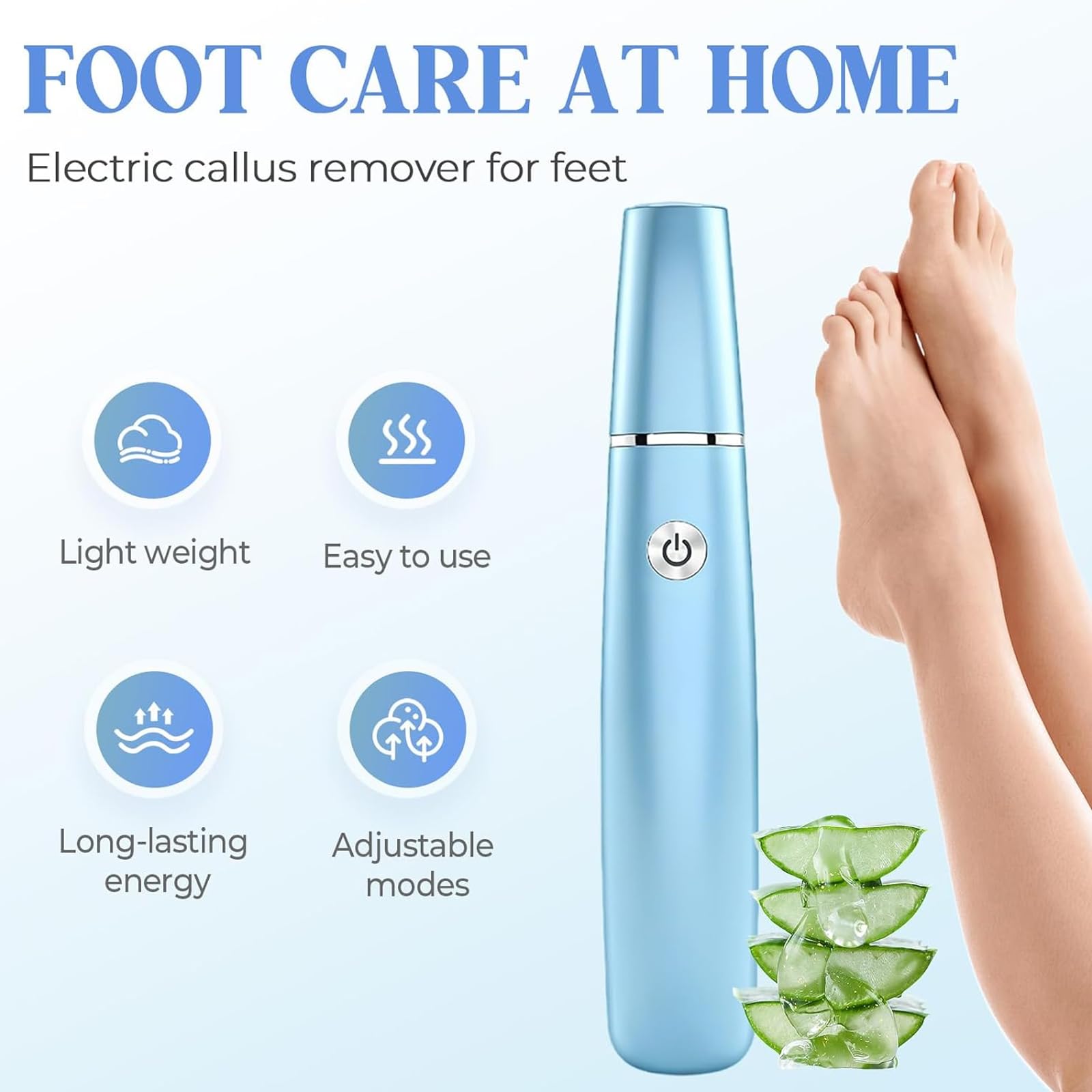 Pedicure Elettrico Professionale, Attrezzi per Cura dei Piedi, piede Velocità Regolabile, Rimuovi Calli Elettrico, Pedicure per Calli Rimozione, per Pelle