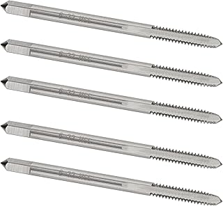 Aceteel 5PCS No 6-32 UNC HSS Machine Tap, 6 x 32 UNC Right Hand Thread Tap