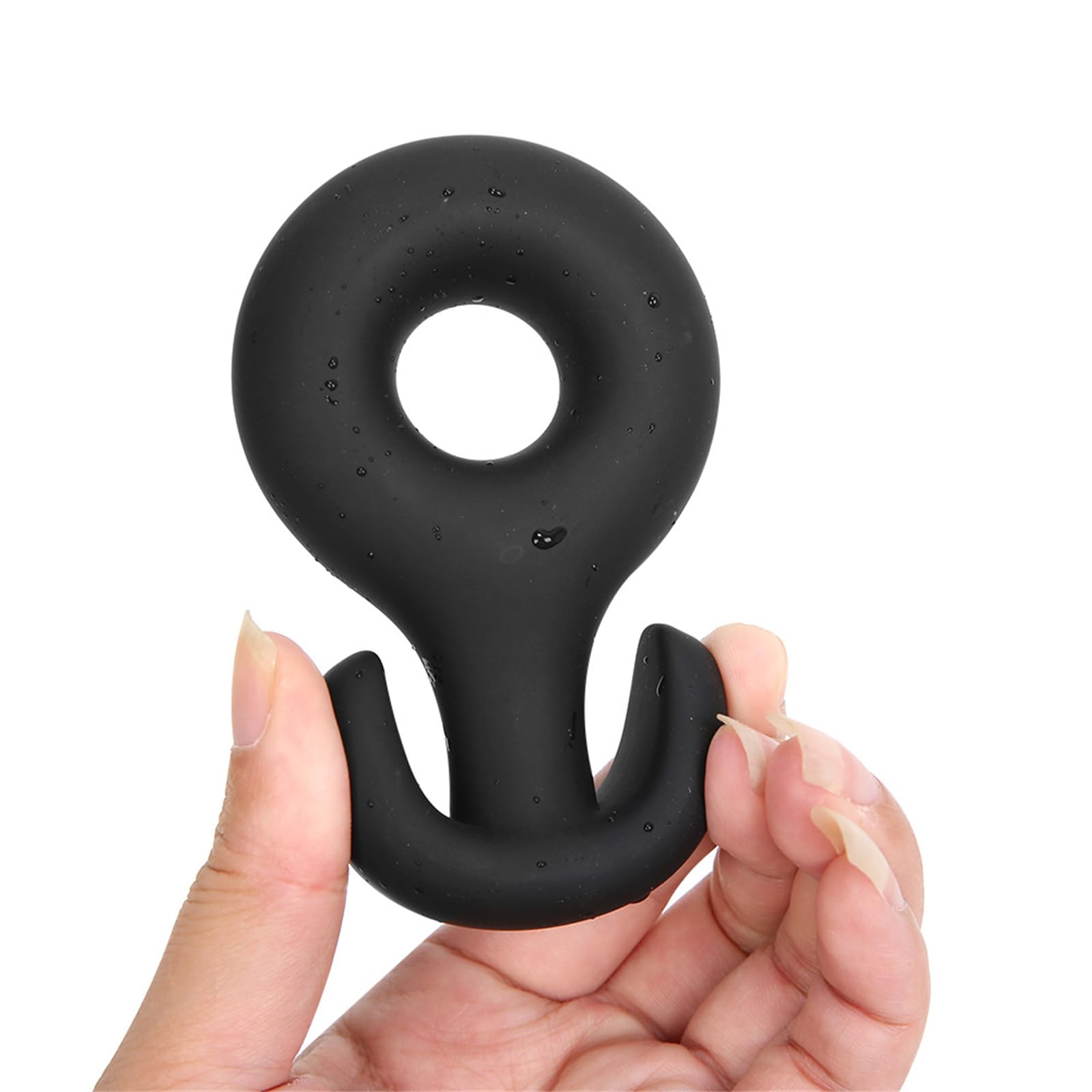 anal plug selber bauen Sexy Metal Butt Plug. Sex Toys With Colorful Crystals main image 1
