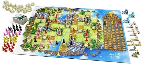 Miniatura 2 de IELLO: Bunny Kingdom, juego de mesa de estrategia, expande tu feudo con solo una liebre, tiempo de juego de 45 minutos, 2 a 4 jugadores, para edades