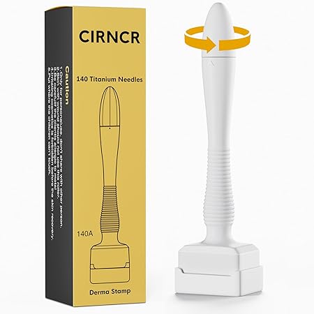 Beauty Derma Stamp Pen, microneedling Stamp for Face and Body, Derma microneedling Roller Pen for beard, Derma Roller Stamp 0.25mm