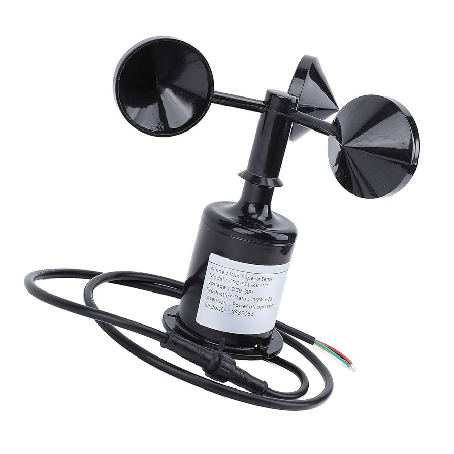 Anemometer Sensor Wind Speeds Cup With 8M Waterproof